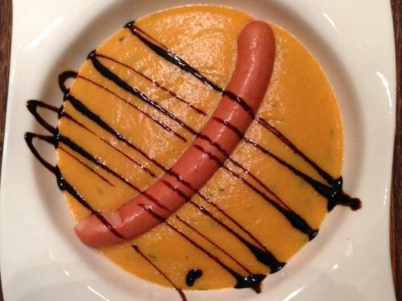 Kartoffel-Karottensuppe mit Wiener - schnell und einfach