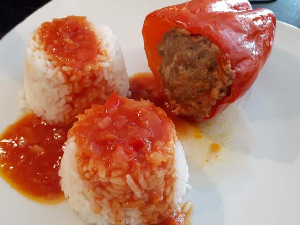 Gefüllte Paprikaschoten aus dem Zaubermeister 