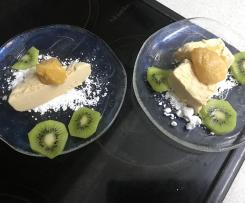 Bailey Eis mit Orangensauce