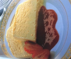 Eis aus weißer Schokolade