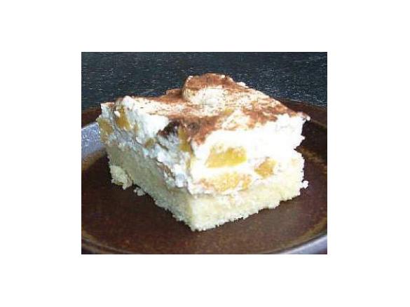 Fantaschnitte mit Pfirsichschmand