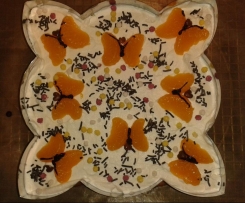 Mandarinen-Schmand-Sahne-Kuchen