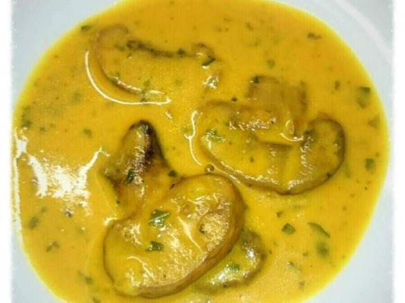 Champignon Soße mit Kurkuma