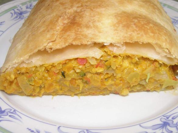 Gemüsestrudel mit Blätterteig (m. orig.)