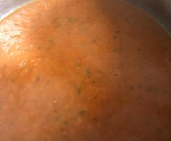Schnelle Wintertomatensuppe
