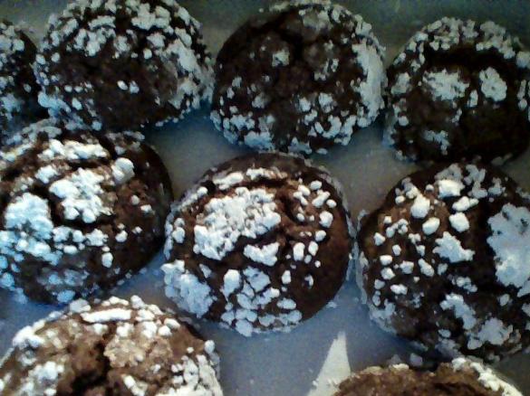 Schokoladenschneebälle - Chocolate Crinkles