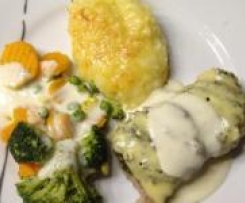 Schweinelendchen mit Käse-Käuter-Kruste