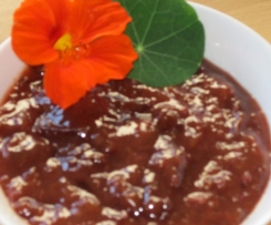 Pflaumensoße zu Gegrilltem