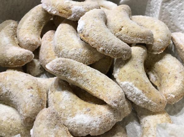 Vanillekipferl aus der Kipferlform