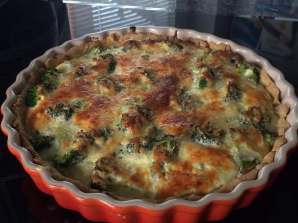 Brokkoli Lachs Quiche