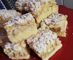 Streuselkuchen mit Ricotta-Amaretti-Mandeln