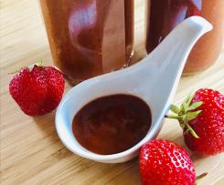 Erdbeerketchup ~  Dip ~ Sauce ~ fruchtig , leicht
