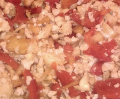 Blumenkohlsalat mit Sonnenblumenkerne