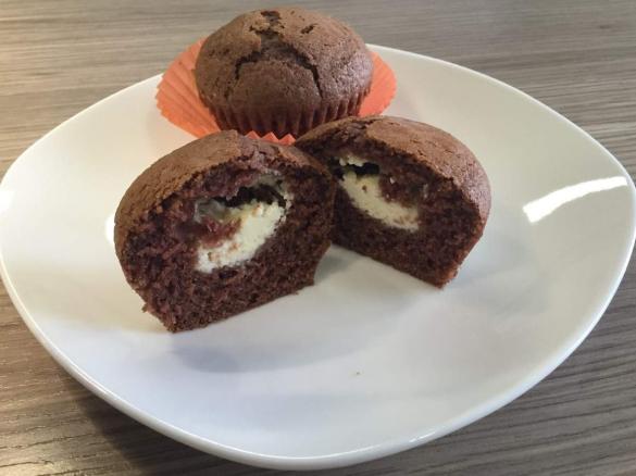 Frischkäsemuffins - Black and White