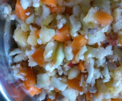 Blumenkohl Rohkostsalat