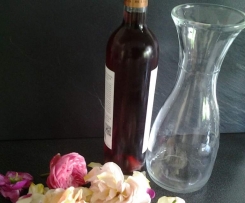 Gelee mit Rosenblättern