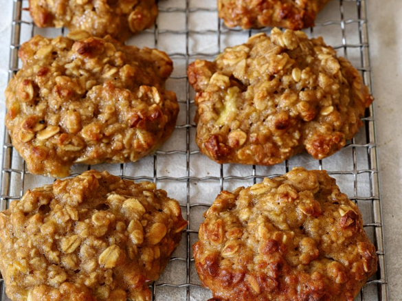 Bananen Hafer Cookies