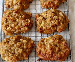 Bananen Hafer Cookies