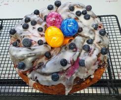 Babka, gefüllter Hefekuchen aus Osteuropa, Osterkranz, Hefezopf