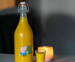 Ingwer Kurkumashot mit Apfel und Ananas