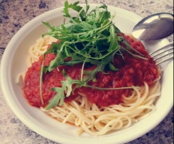 Tomatensoße "Napoli" mit Rucola