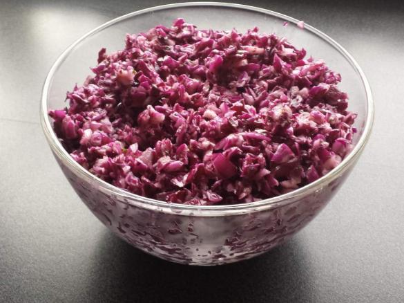 Rotkrautsalat mal herzhaft