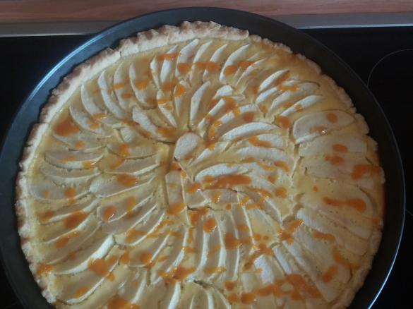 französische Apfeltarte