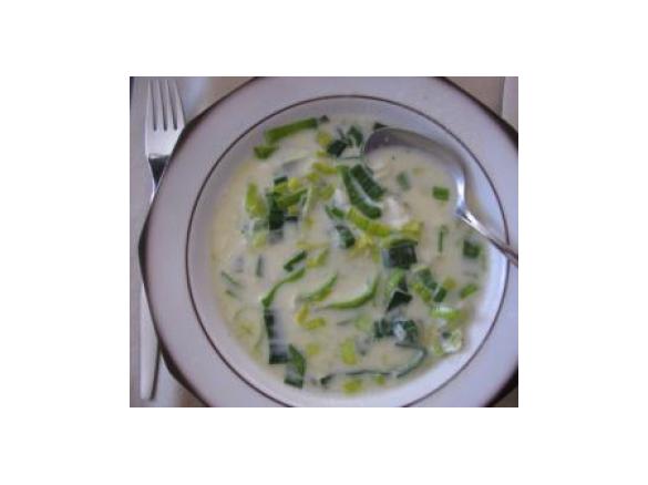 Variation von Lauchcremesuppe  (Rezept des Tages 16.09.2013)
