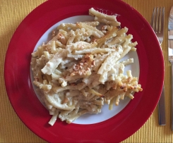 4-Käse-Makkaroniauflauf mit Nusskruste WW-tauglich