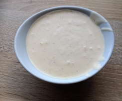 Weisse Schokomousse mit vanille