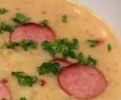 Kartoffelsuppe mit Cabanossi