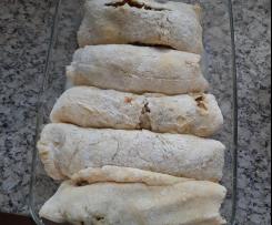 Kartoffelmaultaschen mit Griebenschmalz oder Apfelfüllung