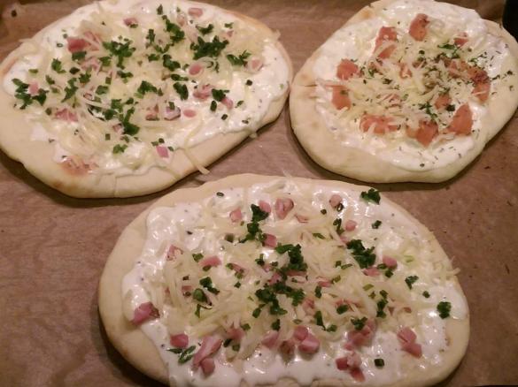 Sengzelten mit Speck oder Lachs