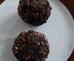 Schoko Muffins Clean Eating mit Bohnen (vegan)
