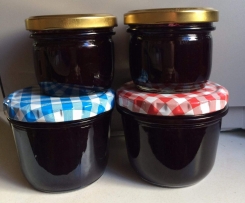 Heidelbeermarmelade aus gefrorenen Früchten