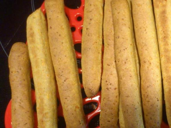 Variation von Dinkelstangen (nicht nur für Kinder)