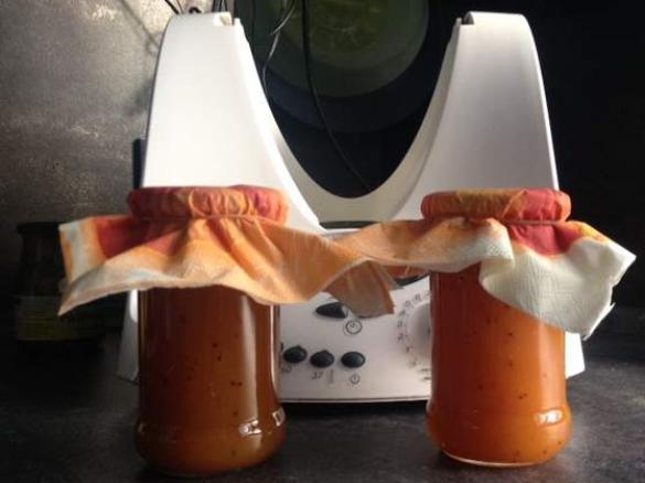 Pfirsich-Mango-Kiwi Aufstrich