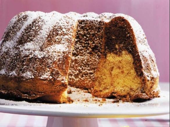 Marmorkuchen oder Muffins