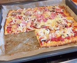 Low Carb Käseboden - Pizza