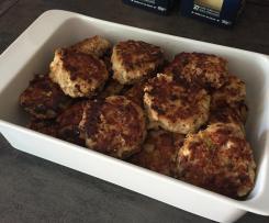 Griechische Fleischküchle mit Fetakäse