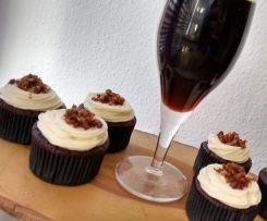 Springbreak Cupcakes / Dark Beer & Bacon Cupcakes
