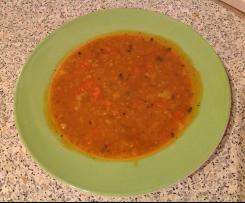 Rote Linsensuppe
