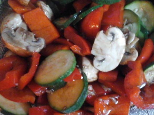 Leckeres Gemüse, Antipasti vegan 