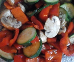 Leckeres Gemüse, Antipasti vegan 