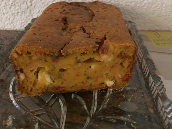 Herzhafter Paprika Feta Kuchen