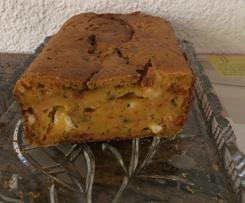 Herzhafter Paprika Feta Kuchen