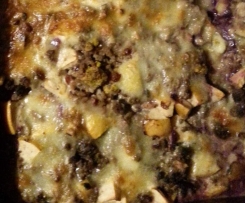 Winterauflauf mit Dattel-Zimt-Hack