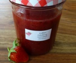 Erdbeer-Cranberry-Marmelade