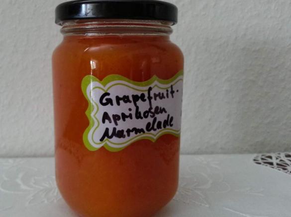 Grapefruit Aprikosen Marmelade