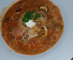 Spaghetti-Suppe
